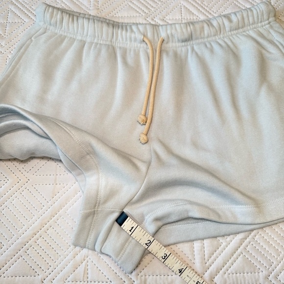 Z Supply Women’s Play On Fleece Shorts Size Small In Sky Blue - Picture 5 of 10